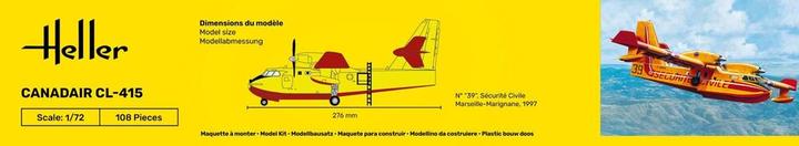 Valeurs nutritives et ingrédients Heller Canadair CL-415