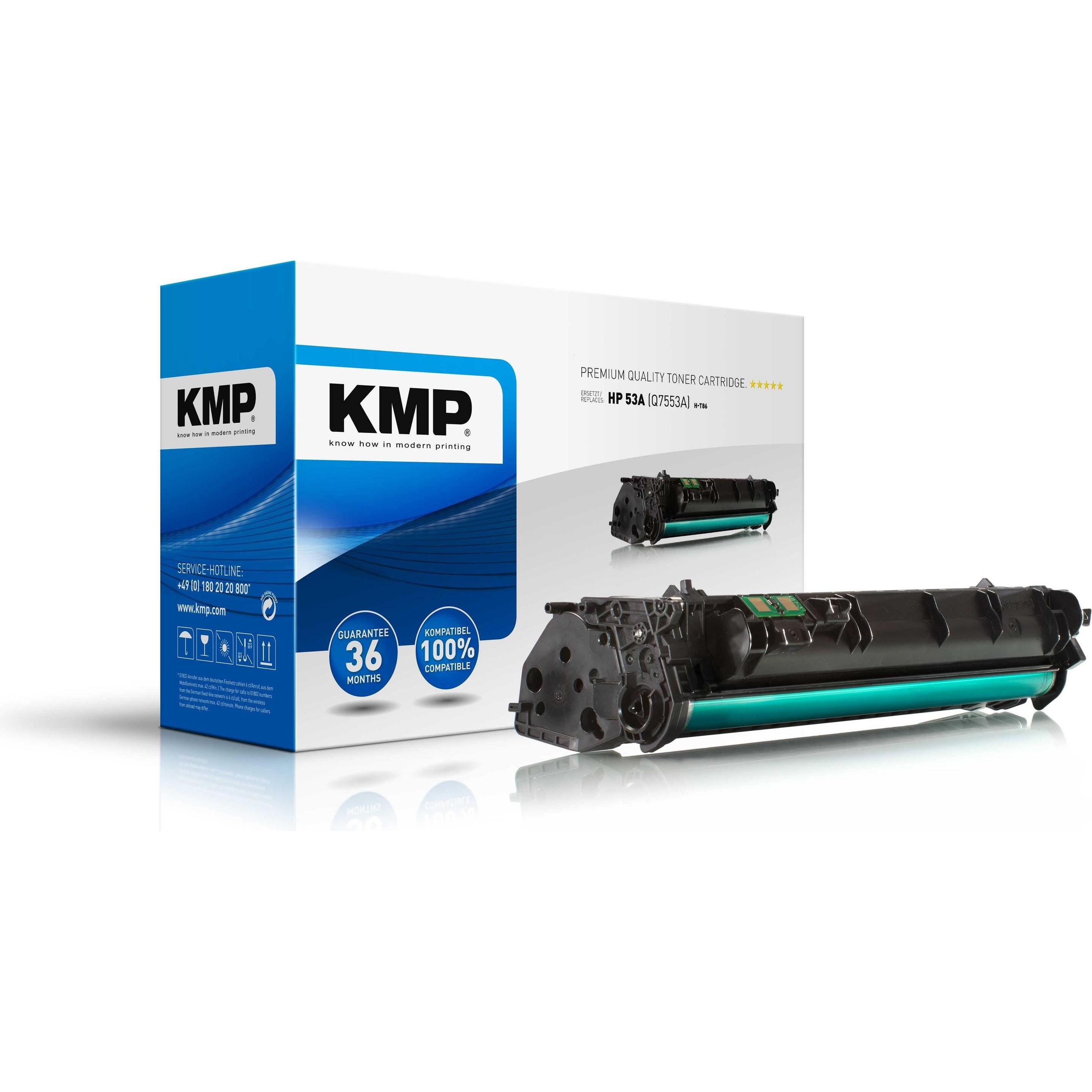 KMP, Toner, H-T86 - Schwarz - compatible - Tonerpatrone (BK)