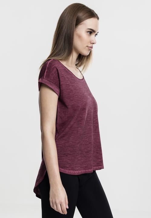 Produktbild Urban Classics Ladies Long Back Shaped Spray Dye Tee (S)