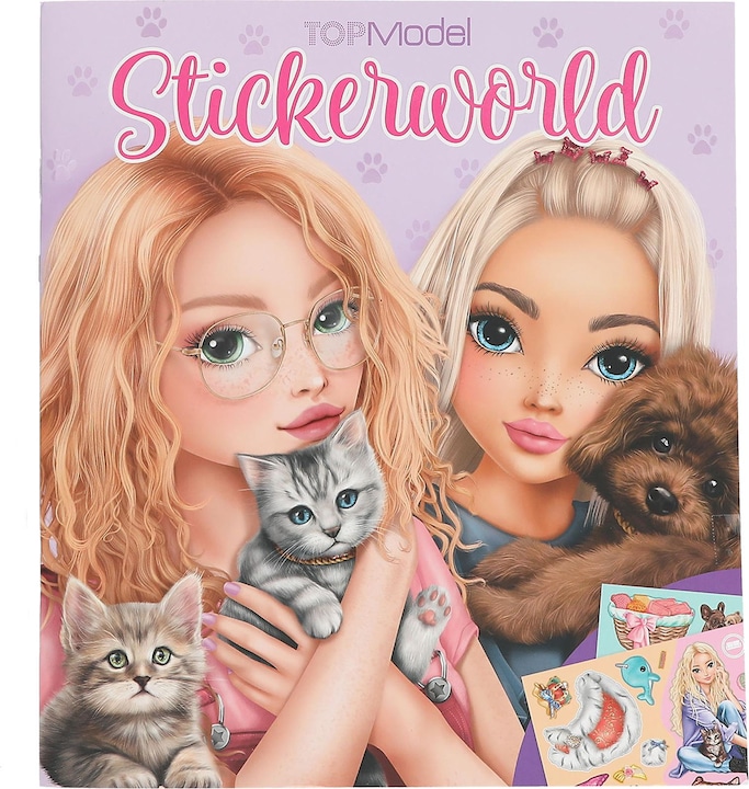 Image du produit Magni DEPESCHE TOPModel Stickerworld KITTY et DOGGY