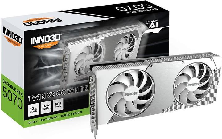 Produktbild Inno3D GeForce RTX 5070 Twin X2 OC White (12 GB)