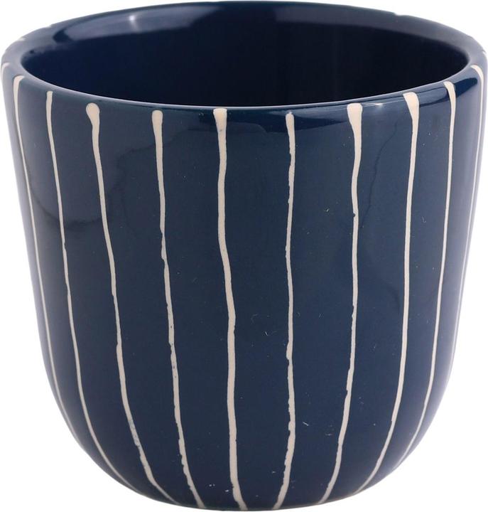 with dark blue stripes