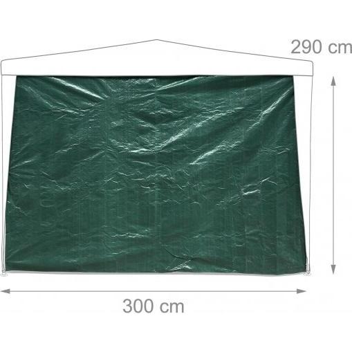 Thumbnail - Relaxdays, Pavillon, 3x Pavillon-Seitenteile (10 cm, 300 cm)