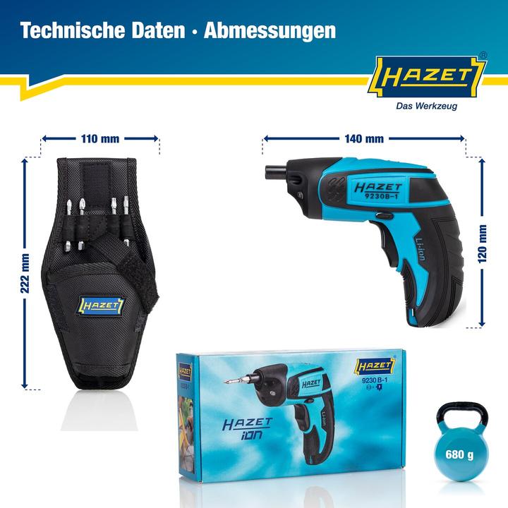Produktbild HAZET 9230B-1 (Bohrschrauber)