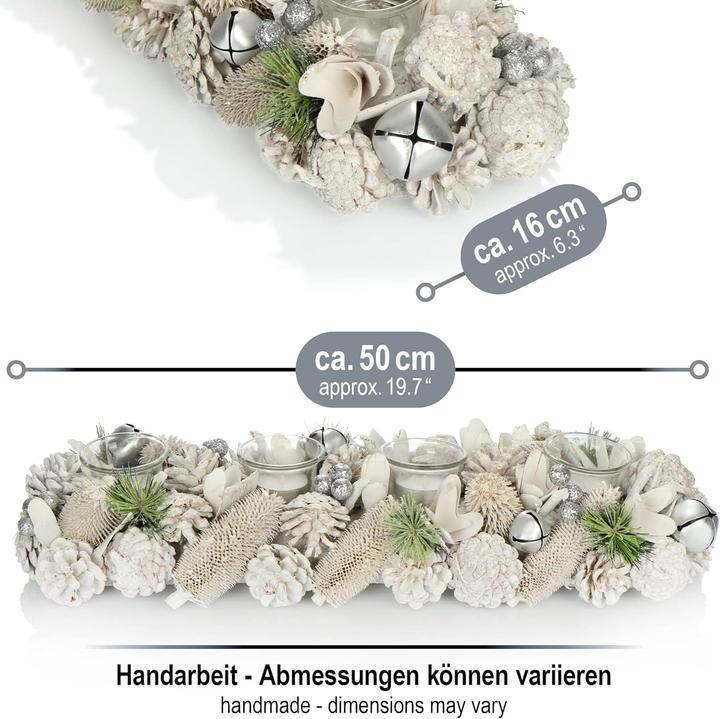 Immagine prodotto Com-four Länglicher Adventskranz