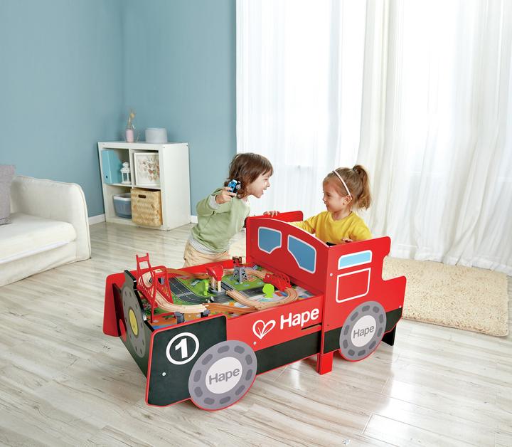 Actual product image Hape Hinged railroad table