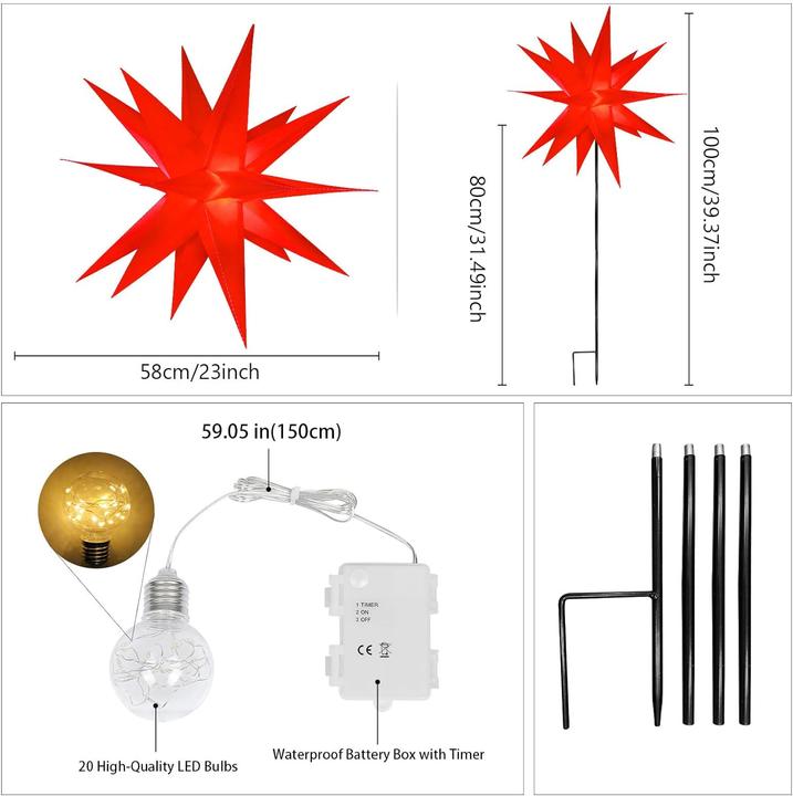 Qijieda 3D Weihnachtsstern - kaufen bei Digitec - Digitec