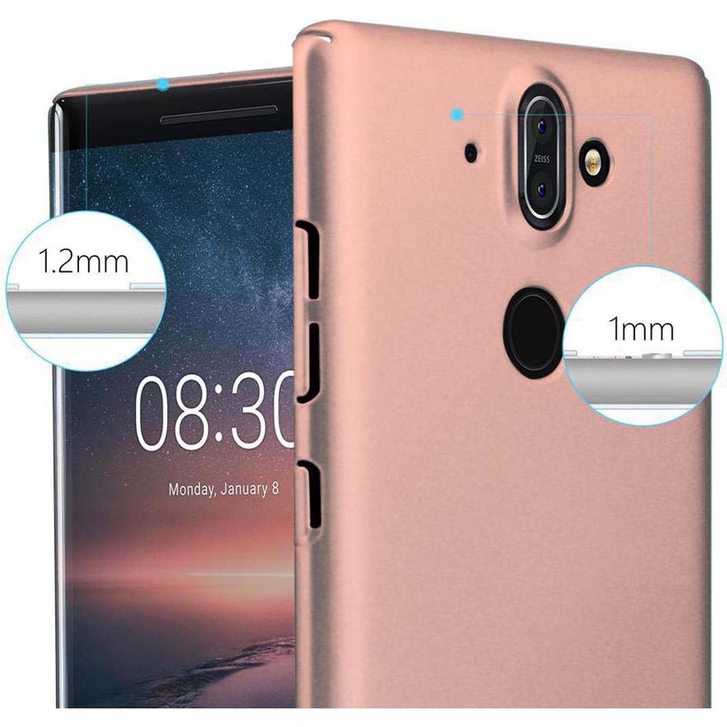 Thumbnail - Cadorabo Hard Cover Matt Metall Cover (Nokia 8 Sirocco), Smartphone Hülle, Rosa