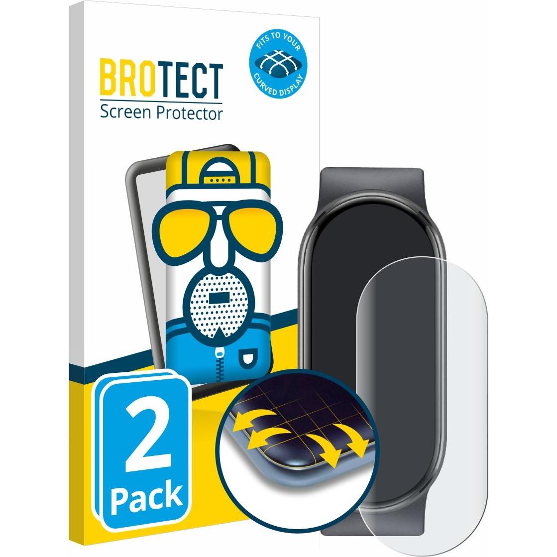 Thumbnail - BROTECT Full-Screen Displayschutz Matt, Smartwatch Schutzfolie, Grau