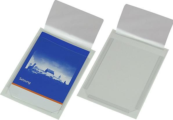 Productafbeelding Eichner 10 documenthoezen zelfklevend transparant (A5, 10 x)
