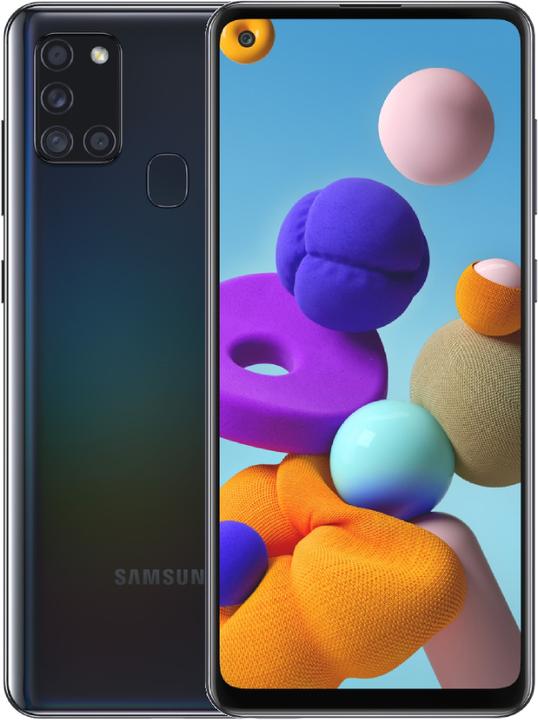 Actual product image Samsung Galaxy A21s (32 GB, Black, 6.50", Dual SIM, 4G)