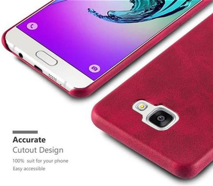 Image du produit Cadorabo Couverture rigide en similicuir avec structure (Samsung Galaxy A3)