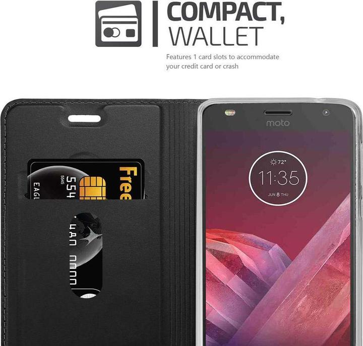 Actual product image Cadorabo Book Classy Style Cover (Motorola Moto Z2)