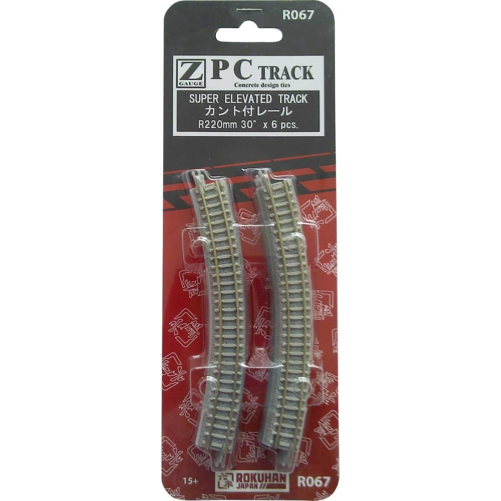 Rokuhan Binario curvo (Traccia Z)