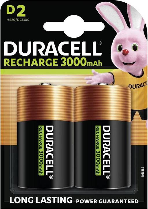 Produktbild Duracell Recharge Ultra (2 Stk., D, 3000 mAh)