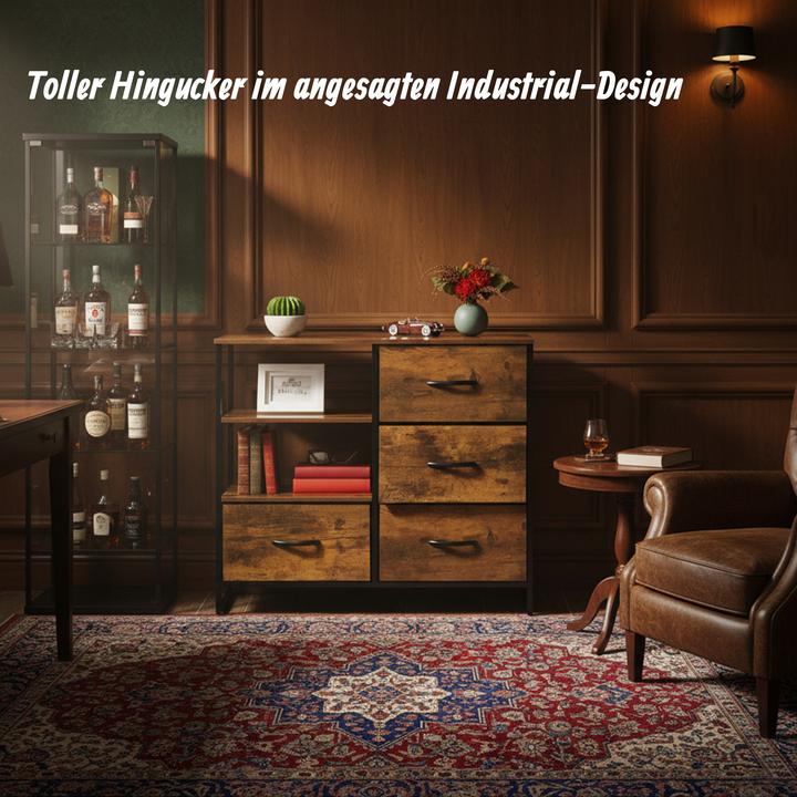 Produktbild Relaxdays Kommode (84 x 32.50 x 71.50 cm)