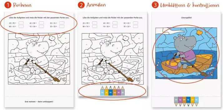 Immagine prodotto Ravensburger Dipingere con i numeri, 2° grado: aritmetica fino a 100