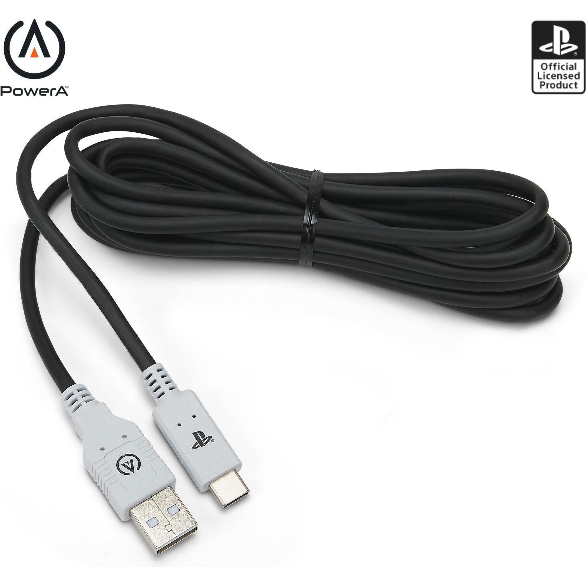 PowerA Spento. Cavo di ricarica Lic.USB-C (PS5), Accessori per controller gaming, Nero