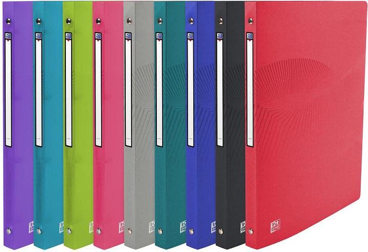 Immagine prodotto Elba Raccoglitore ad anelli Osmose, DIN A4, meccanismo a strappo a 4 anelli, polipropilene assortito 0,5 (A4, 20 mm, 20 pz.)