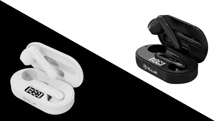 Actual product image Tellur Flip True Wireless Earphones white (2.50 h, Wireless)