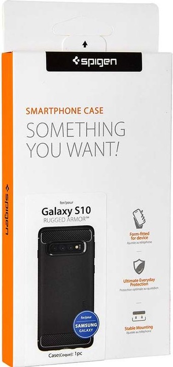 Actual product image Spigen rugged army (Samsung Galaxy S10)