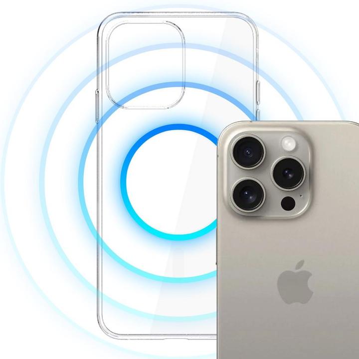 Immagine prodotto 3MK MagCase trasparente per iPhone 15 Pro Max (Apple iPhone 15 Pro Max)