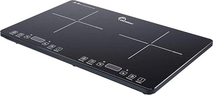 Little Balance Plaque induction portable 2 foyers, thermostat réglable, 9 niveaux, 3500 W