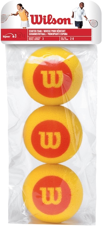 Wilson Starter Schaumbälle 3er Pack
