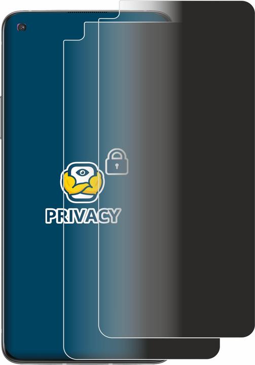 Actual product image BROTECT Anti-spy privacy film Blue light protection film (2 Piece, OnePlus 8T)