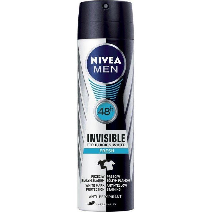 NIVEA, Deo, Menack&White Invisible Fresh (Spray, 150 ml)