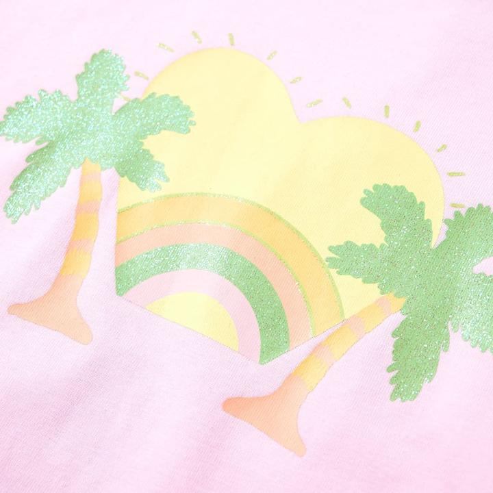 Immagine prodotto VidaXL T-shirt per bambini rosa chiaro 128,Materiale: 95% cotone. 5 (128)