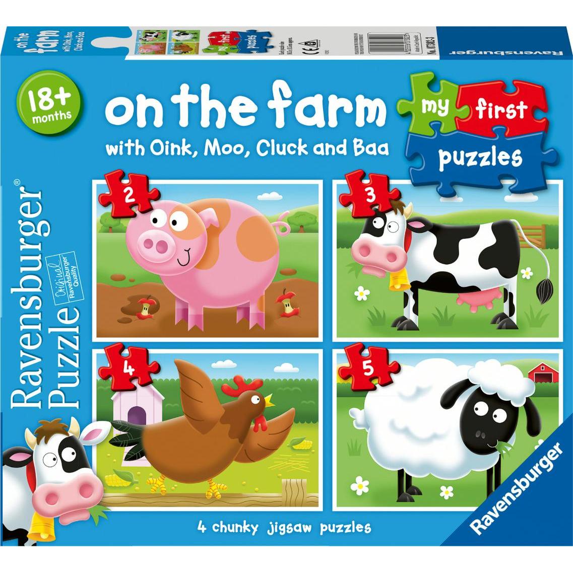 Ravensburger My First Puzzles - On the Farm (5 Teile)