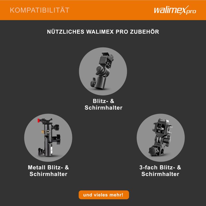 Produktbild Walimex 2in1 Reflex- Durchlichtschirm weiss 109 (Schirmreflektor, 109 cm)