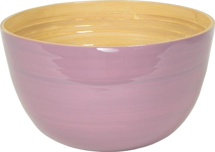 Albert L. dot) Ciotola in bambù color malva 30 x 18 cm (1x)
