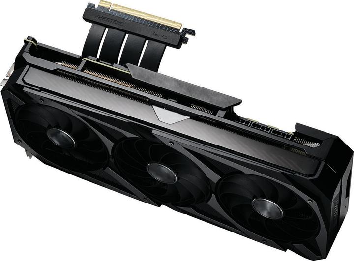 Actual product image Phanteks PCI-E 4.0 x16 riser ribbon cable, 90 degrees, 60cm - black