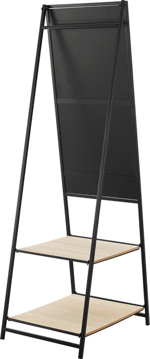 Image du produit En.Casa Miroir sur pied Chamois avec 2 étagères (44 x 150 cm)