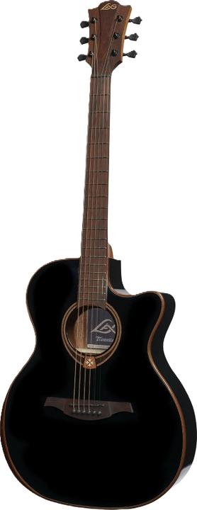 Image du produit Lâg Guitars Tramontane T118ABCE-BLKW schwarz (Guitare occidentale)