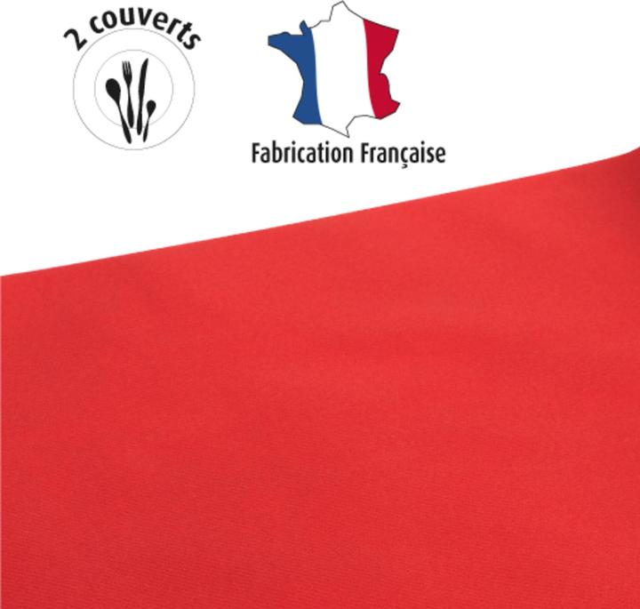 Actual product image PROnappe Table runner airlaid, red