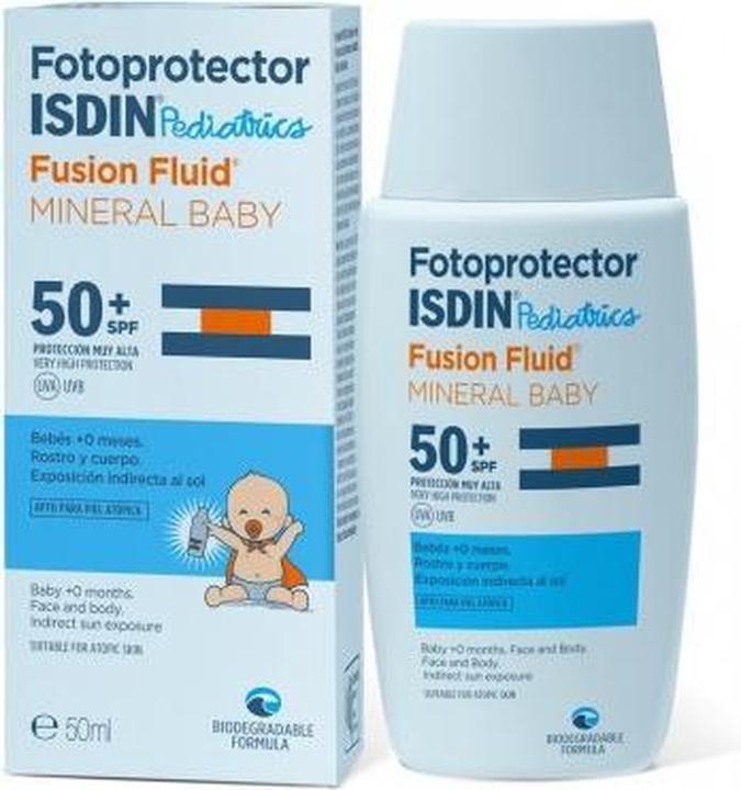 Actual product image Isdin Fotop Pedi Mi Baby50 (Suntan cream, SPF 50+, 50 ml)