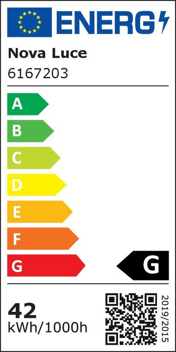Energie-Label Nova Luce Rando LED Pendelleuchte 4000 K (2700 lm)