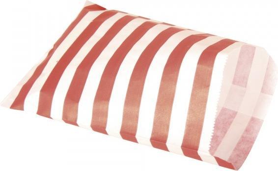 Immagine prodotto Rayher Sacchetti di carta per alimenti a righe bianche e rosse 25 pz. (Borsa da regalo, 25 x)