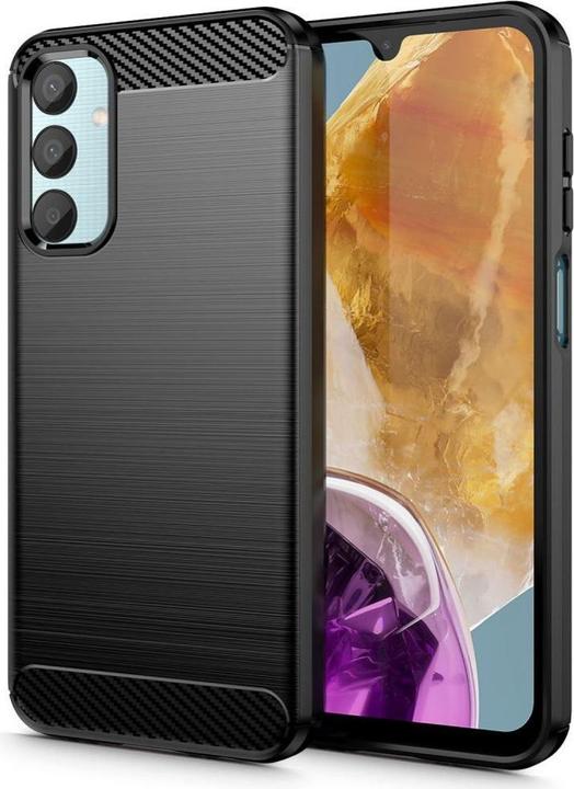 Produktbild Tech-Protect TPUCarbon case for Samsung Galaxy M15 5G - black (Samsung Galaxy A15 5G)