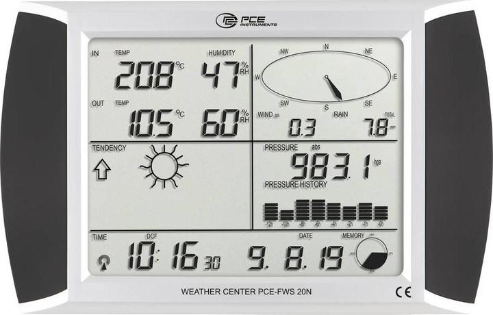 Actual product image PCE Instruments PCE-FWS 20N-1 PCE-FWS 20N-1 Wireless weather station