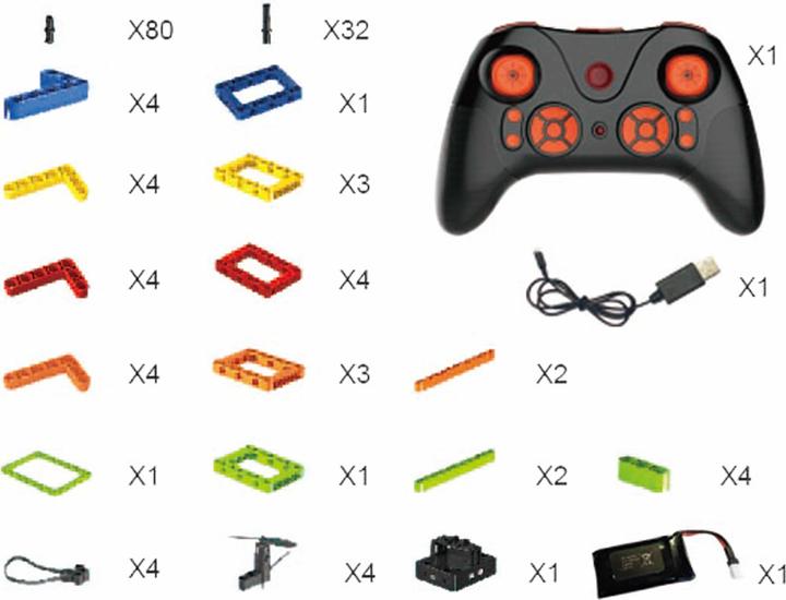 Image du produit DF-Models Bricolage SkyWatcher 5in1 Block-Drone