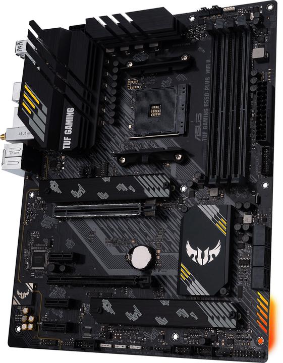 Actual product image ASUS TUF GAMING B550-PLUS WIFI II (AM4, AMD B550, ATX)