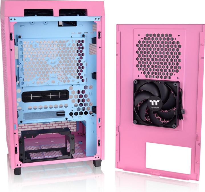 Actual product image Thermaltake The Tower 200 Bubble Pink (Mini-ITX)