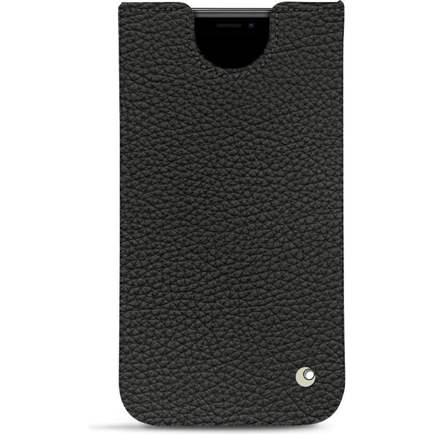 Noreve Lederschutzhülle (Apple iPhone 11 Pro), Smartphone Hülle, Schwarz
