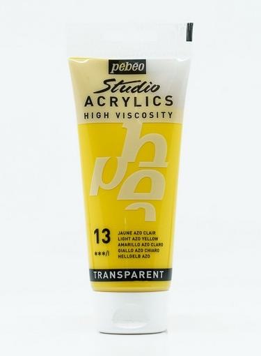Actual product image Pebeo Studio Acrylics Fine Acrylic (Light yellow azo, 100 ml)