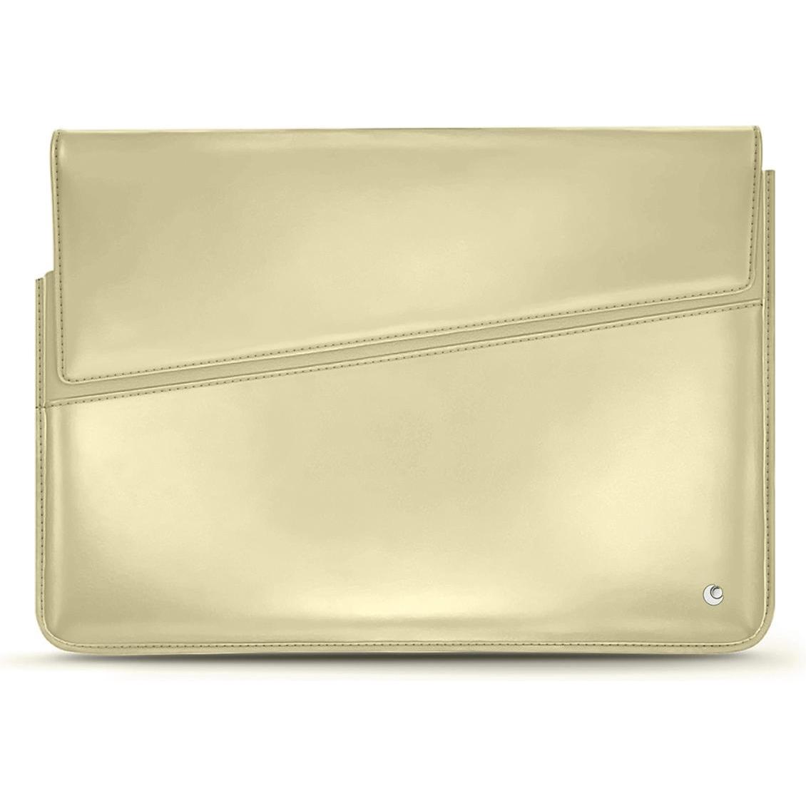 Noreve Lederhülle, Notebooktasche, Beige