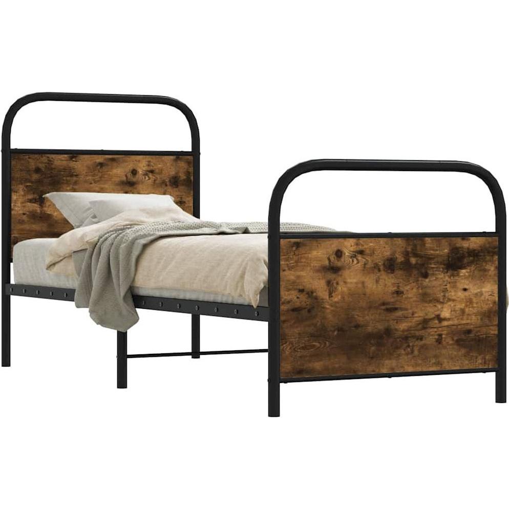 VidaXL, Bett, Bettgestell ohne Matratze (75 x 190 cm)